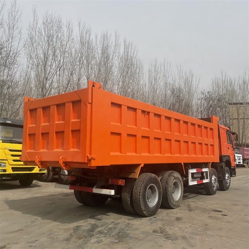 40 Tonnen 12 Reifen Howo 8X4 336 PS 371 PS 420 PS Gebraucht-Tipper-Lkw mit Verbrauch