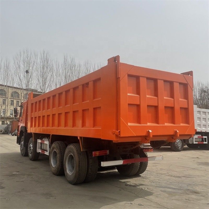40 Tonnen 12 Reifen Howo 8X4 336 PS 371 PS 420 PS Gebraucht-Tipper-Lkw mit Verbrauch