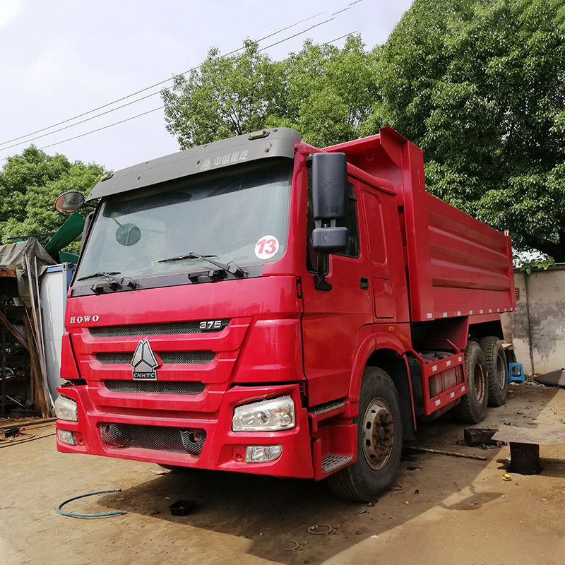 10 Vorwärtsgetriebe verwendet Sinotruk HOWO 6X4 Dump Truck 371HP mit WEICHAI Motor