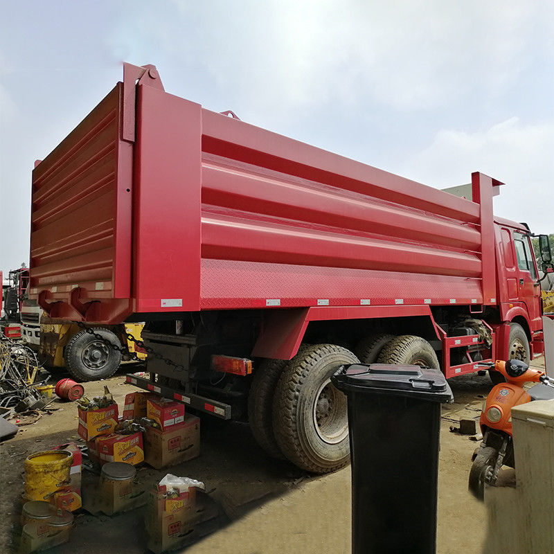 10 Vorwärtsgetriebe verwendet Sinotruk HOWO 6X4 Dump Truck 371HP mit WEICHAI Motor