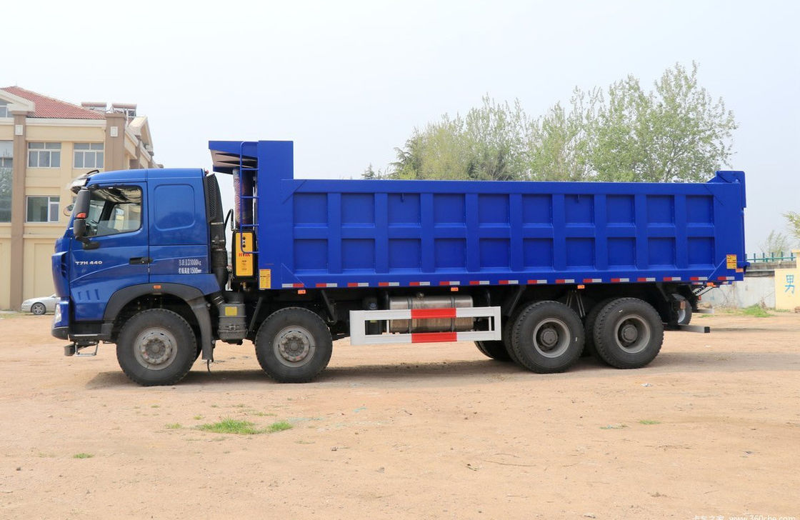 30 Tonnen Tipper Truck 8x4 Gebraucht-Dump Truck SINOTRUCK Getriebebox Diesel Kraftstoffeffizienz