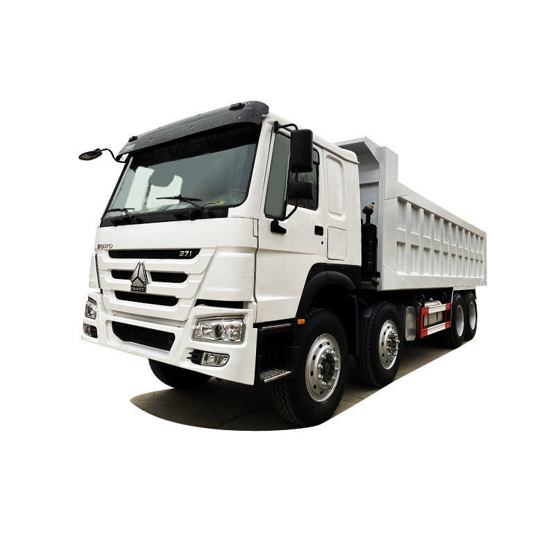 Leistungsstarker 2023 HOWO 371HP RHD 8X4 Dump Truck mit Euro 3 Emissionsstandard 12700 GVW
