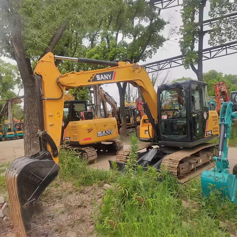 Sany 8 Tonnen Bagger Gebrauchtbagger 0-2000 Arbeitszeiten Maschine Gewicht 7280 KG
