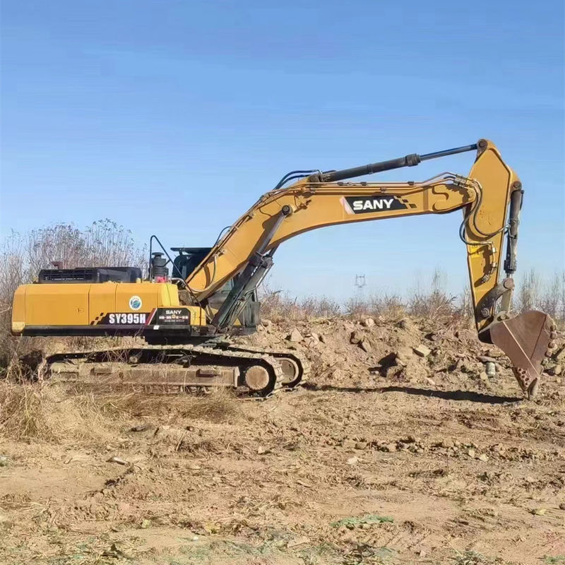 SY395H Sany Bagger 40 Tonnen Crawler Bagger mit 200kN Bucket Rod Graving Force