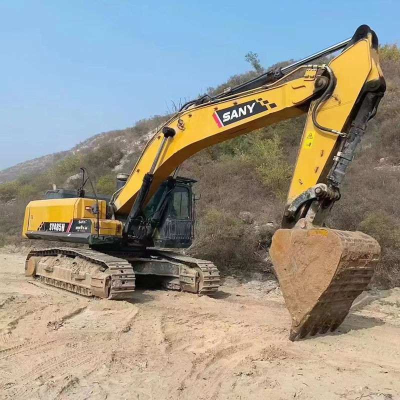 Robuste SY485H Sany Langstreckenbagger 50 Tonnen Gebrauchtes Crawler Bagger für Eimer Graben Kraft 287kN