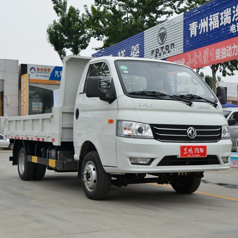 Gebrauchtes Dongfeng W17 102 PS Linkssteuerung 2 Sitzplätze 2 Airbags Einzelreihe 4*2 Leicht-Dump Truck