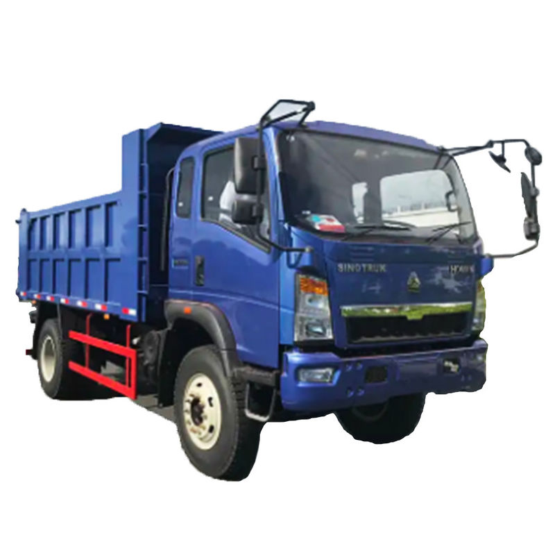 2 Fahrgäste Yunnei Motor Sinotruk HOMAN 4*2 Mini Tipper Dump Truck 8-12 Tonnen Leichtwagen