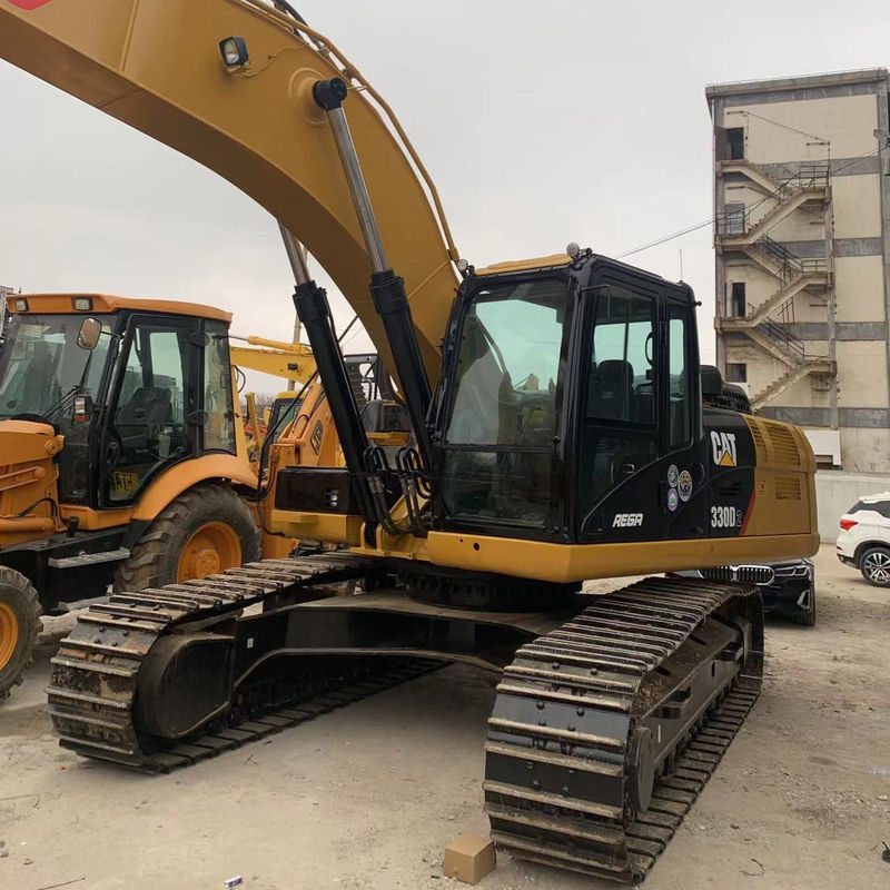 Katze 330 Bagger mit 5700 Boom Länge und Hydraulikventil Kawasaki in gutem Zustand