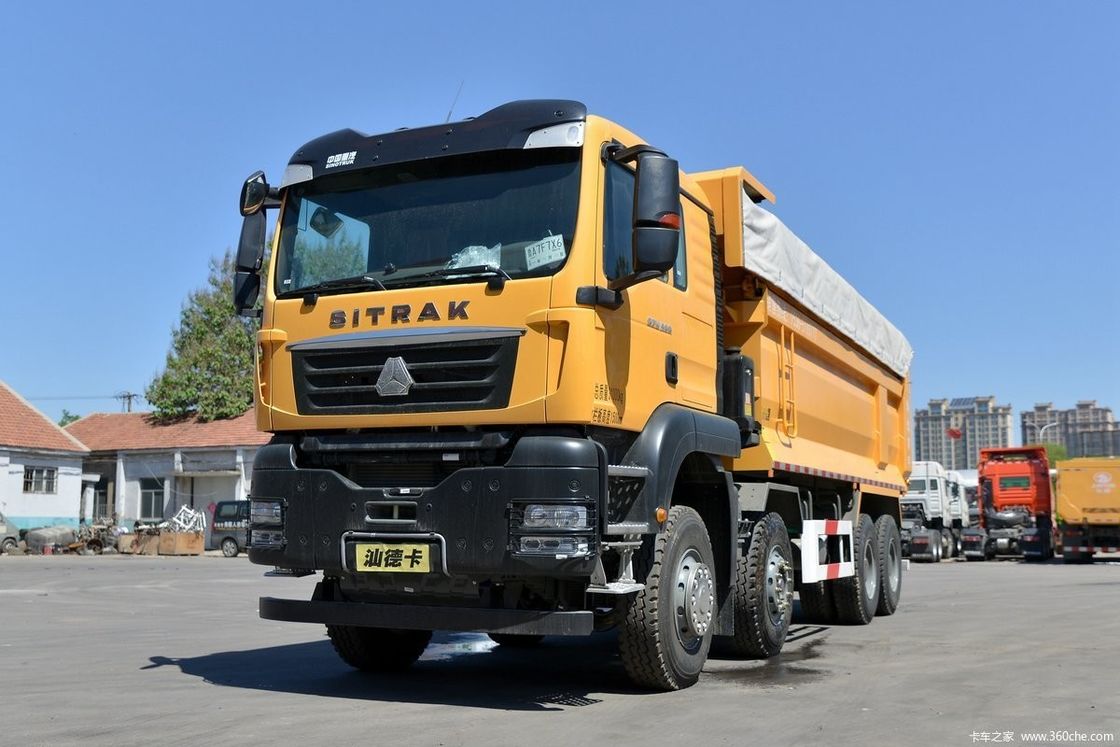 SINOTRUCK Getriebe-Box Gebraucht-Dump Truck 400ph8*4 für Kunden-Anfrage und Bequemlichkeit