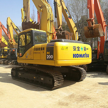 Eimer 0.9CBM Komatsu Gebrauchtbagger PC 200 Daumen Schwerlastgeräte für schwere Arbeiten