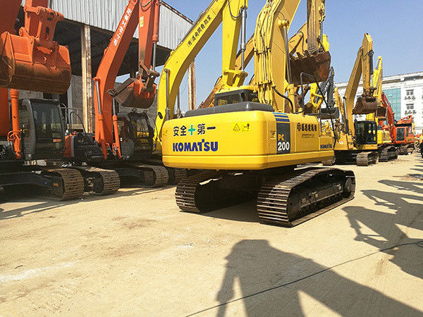Eimer 0.9CBM Komatsu Gebrauchtbagger PC 200 Daumen Schwerlastgeräte für schwere Arbeiten