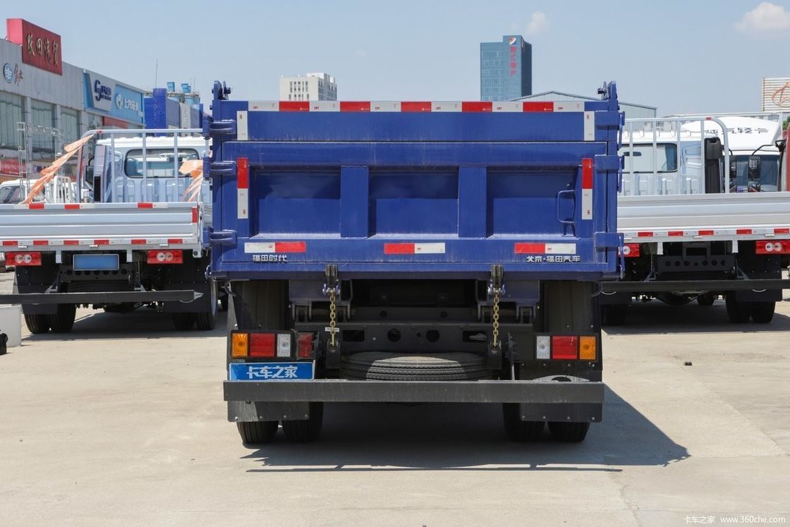Kraftstoff- 115 PS FOTON-Dumptruck für den Bau LHD/RHD Option ≤ 100 L Kraftstoffbehälter