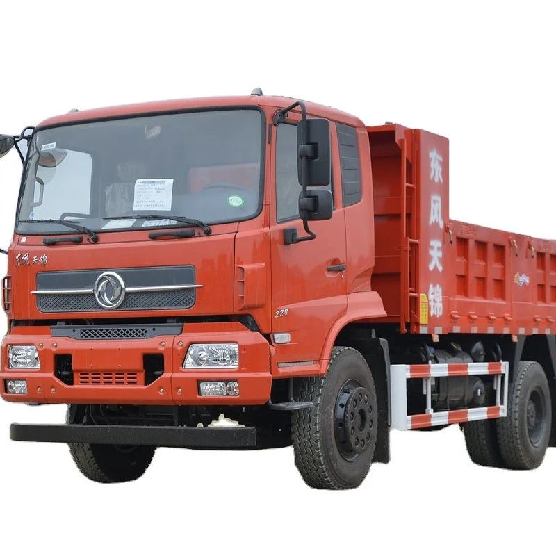 240 PS Dongfeng Dump Truck 4x2 Linksfahrer 2 Passagiere perfekt für den Bau