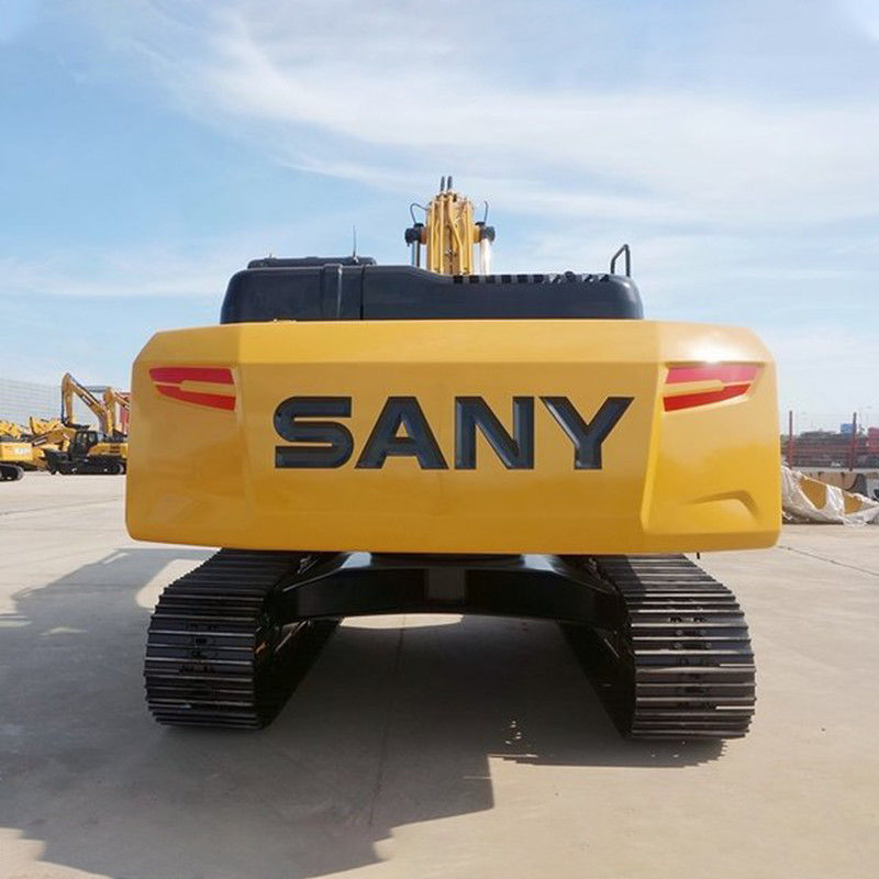 SANY SY245H 24 Tonnen gebrauchtes Bagger-Crawler in der Fertigungsanlage mit gelber Farbe
