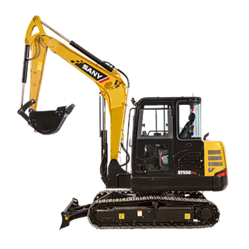 Gebraucht SANY SY55C 5,5 Tonnen Bagger mit geringer Arbeitszeit 0-2000 und Jahr 2016-2020