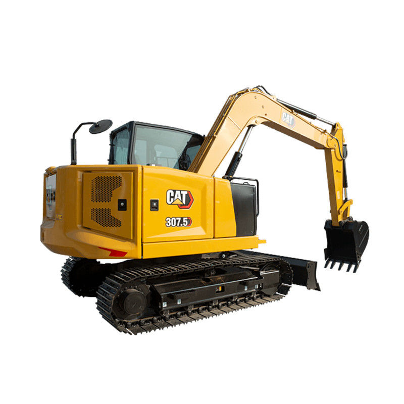2019 Gelber Gebraucht Caterpillar CAT307.5 Mini Hydraulischer 7,5 Tonnen Bagger für Leistung