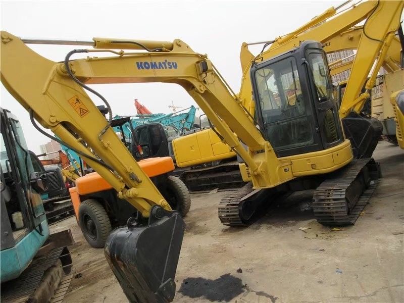 Original Farbe in gutem Zustand Komatsu PC55 Mini Track Gebraucht Caterpillar Bagger