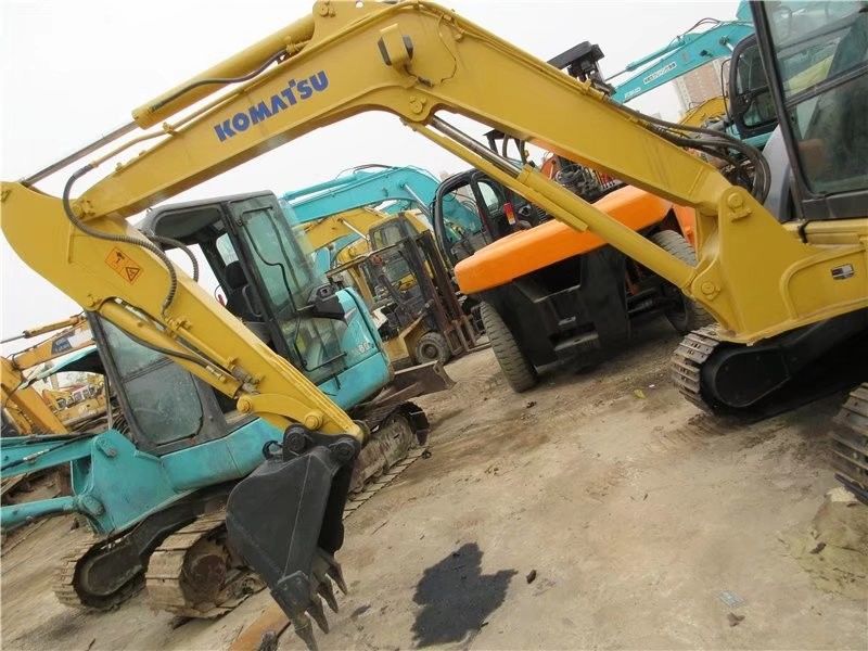 Original Farbe in gutem Zustand Komatsu PC55 Mini Track Gebraucht Caterpillar Bagger