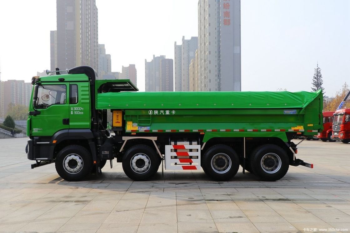6x4 400 PS Shacman-Dump Truck mit Motorkapazität 8L und 12.00R20 18PR-Reifen