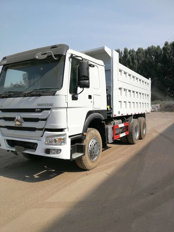 Normaler Fahrersitz Schwerlastwagen Sino Sinotruk Howo 371 PS 6x4 8x4 Tipper Gebraucht Dump Trucks