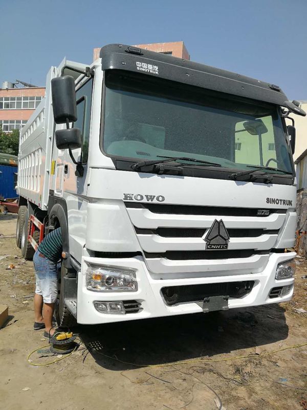 Normaler Fahrersitz Schwerlastwagen Sino Sinotruk Howo 371 PS 6x4 8x4 Tipper Gebraucht Dump Trucks