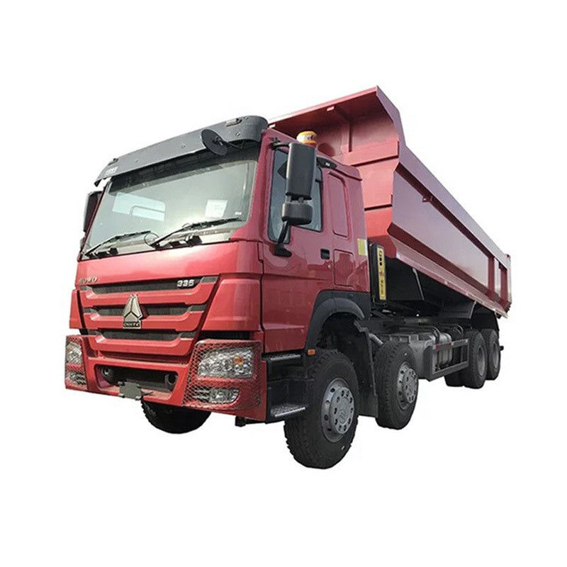 HOWO Sinotruck 8*4 Antriebs-Dump-Truck für Maschinenbau-Transport Manuelle Klimaanlage