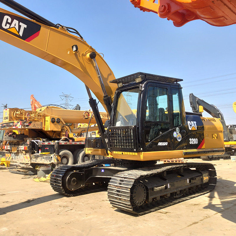 Originalfarbe 20 Tonnen gebrauchte Caterpillar Cat Bagger 320d mit Arbeitszeit 4001-6000