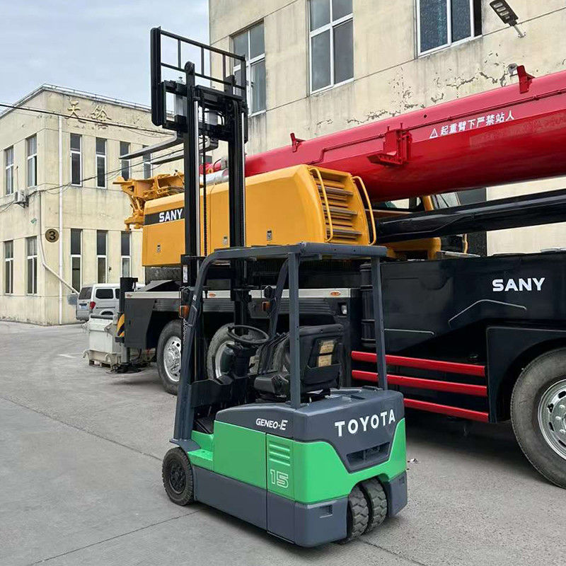 Elektrischer Gabelstapler Belastung 1,5 Tonnen 1070 mm Gabellänge Toyota Gebrauchtes mobiles Gabelstapler