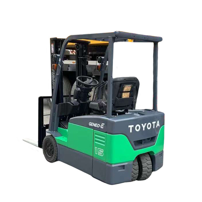4-Rad-Antrieb Elektrischer Gabelstapler 1 Tonne 1,5 Tonne 2 Tonnen Gebrauchtes Toyota mit 1070 mm Gabellänge