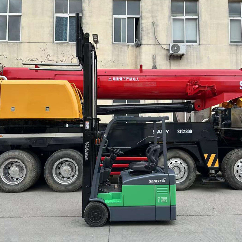 4-Rad-Antrieb Elektrischer Gabelstapler 1 Tonne 1,5 Tonne 2 Tonnen Gebrauchtes Toyota mit 1070 mm Gabellänge