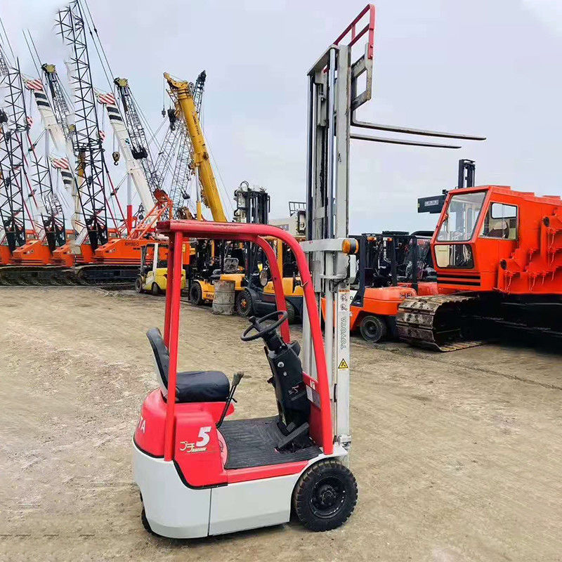 0.5 Tonnen Toyota Gebraucht-Elektro-Forklift mit 125 Gabelbreite und 1070 Gabellänge