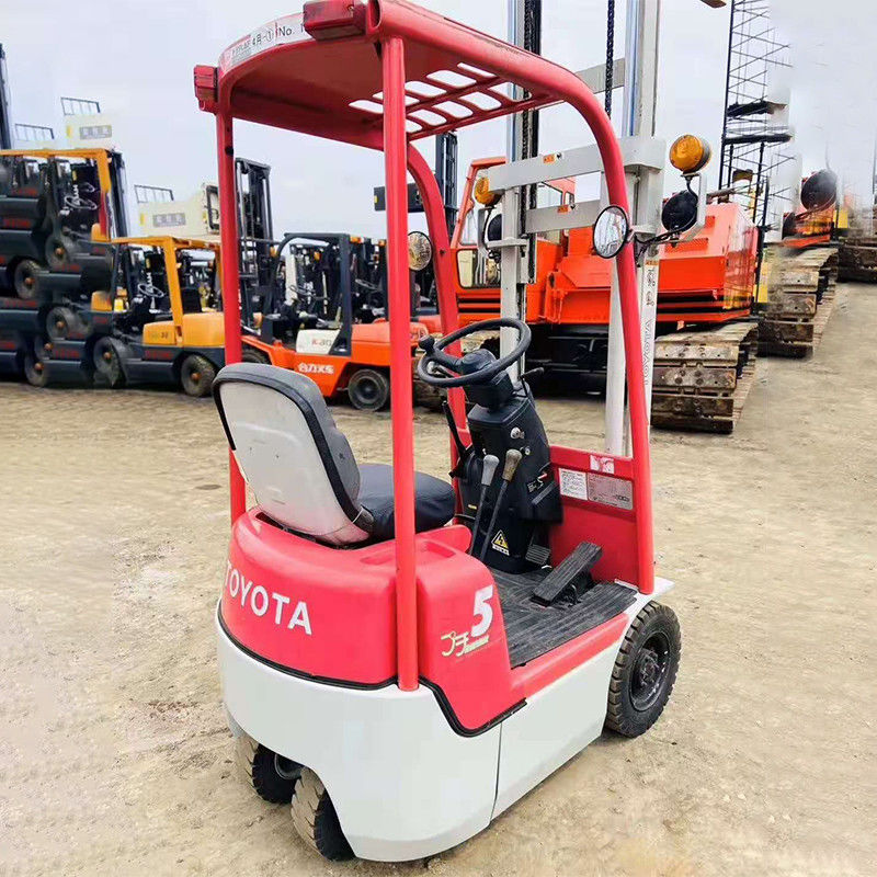 0.5 Tonnen Toyota Gebraucht-Elektro-Forklift mit 125 Gabelbreite und 1070 Gabellänge
