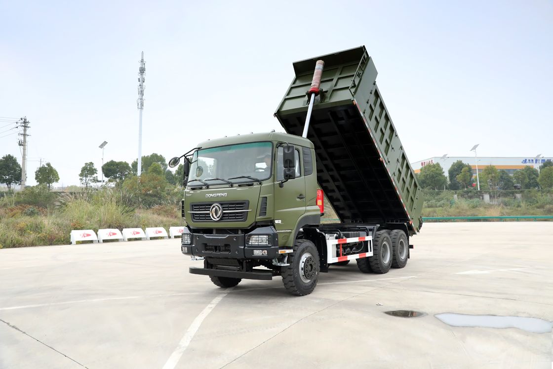 6.5T Vorderachse DONGFENG 6x4 430 PS Dump Truck für den Verkehrsmarkt