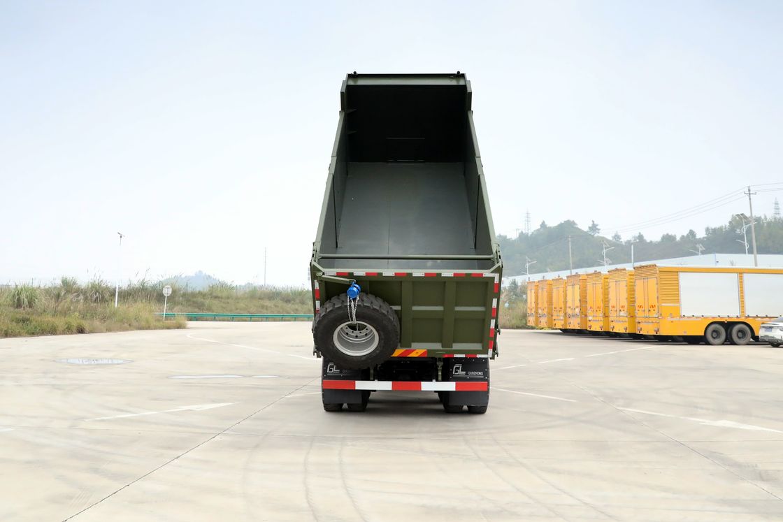 6.5T Vorderachse DONGFENG 6x4 430 PS Dump Truck für den Verkehrsmarkt