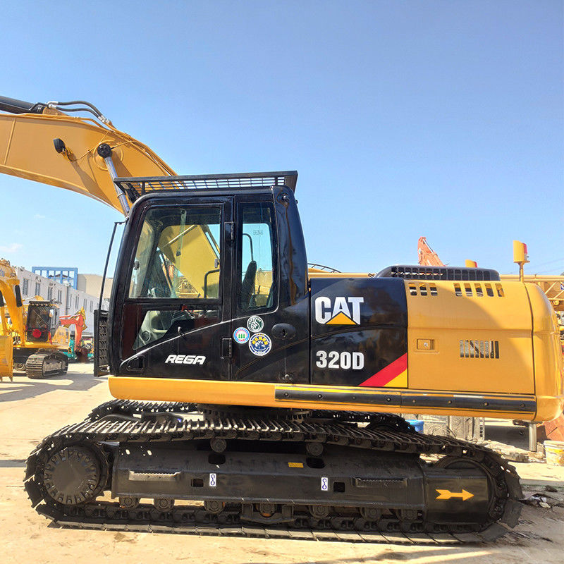 Gebrauchtes 20 Tonnen CAT 320D Crawler Bagger mit 410L Kraftstoffbehälter und 1m3 Eimerkapazität