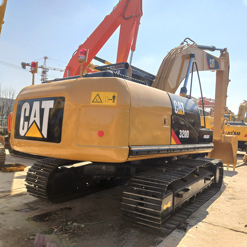 Gebrauchtes 20 Tonnen CAT 320D Crawler Bagger mit 410L Kraftstoffbehälter und 1m3 Eimerkapazität