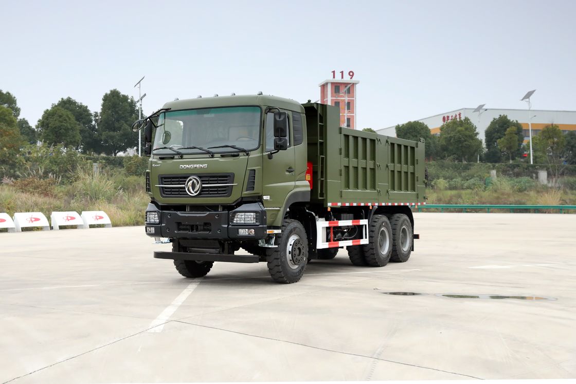 6.5T Vorderachse DONGFENG 6x4 430 PS Dump Truck für den Verkehrsmarkt