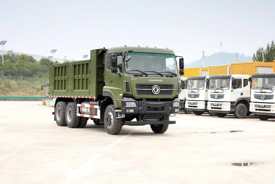 6.5T Vorderachse DONGFENG 6x4 430 PS Dump Truck für den Verkehrsmarkt