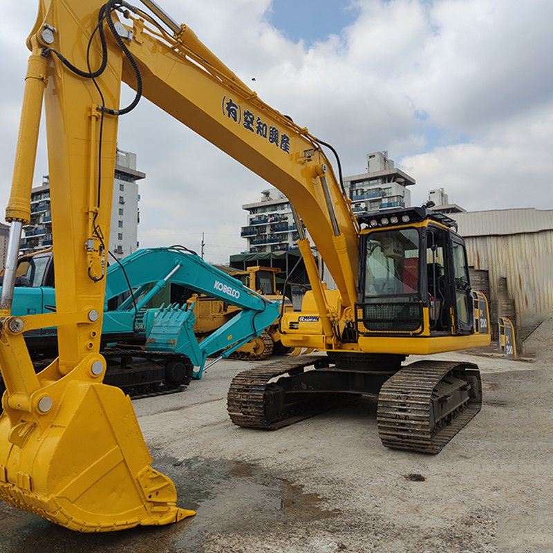 20 Tonnen Betriebsgewicht Komatsu PC200 Bagger mit Originalfarbe aus zweiter Hand