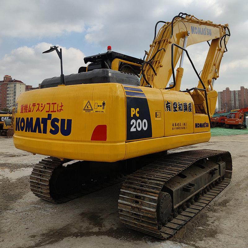 20 Tonnen Komatsu PC 200 Japan Gebraucht Bagger mit und 3,1/4,2/5,5 km/h Ganggeschwindigkeit