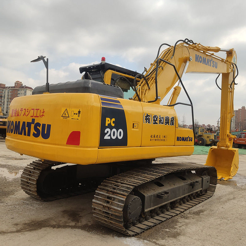 Gebrauchtes Komatsu PC200 PC220-8 Crawler Bagger mit Originalmotor in gutem Zustand