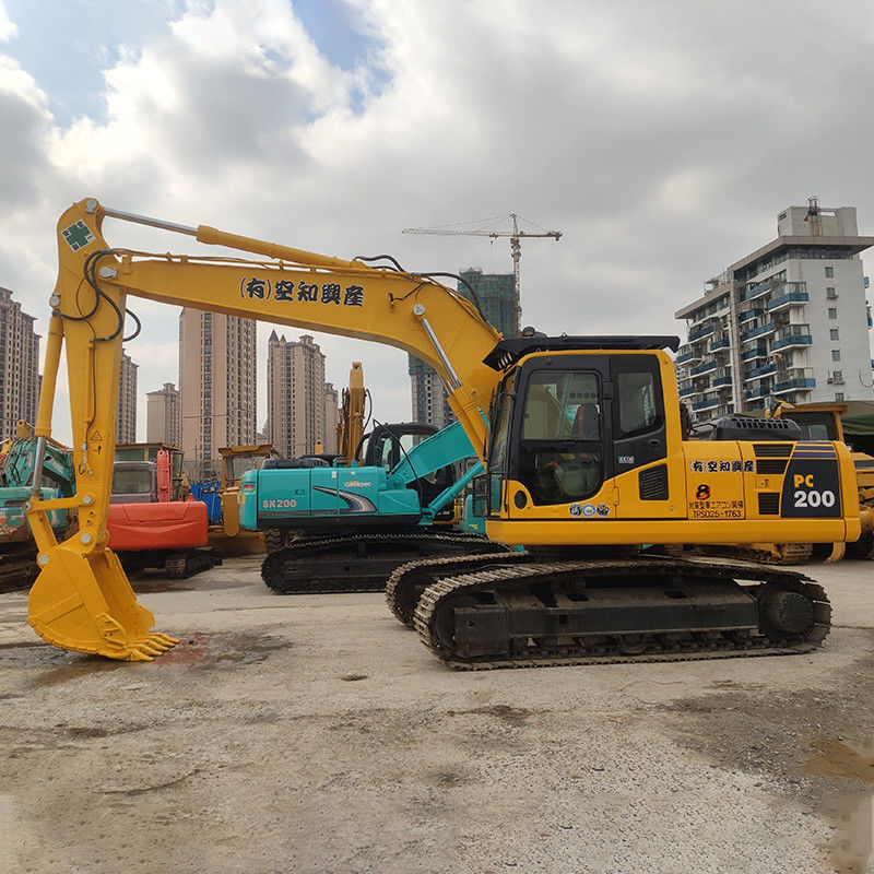 Gebrauchtes Komatsu PC200 PC220-8 Crawler Bagger mit Originalmotor in gutem Zustand