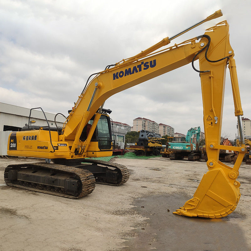 Gebrauchtes Komatsu PC200 PC220-8 Crawler Bagger mit Originalmotor in gutem Zustand