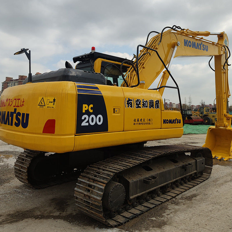 Gebrauchtes Komatsu PC200 PC220-8 Crawler Bagger mit Originalmotor in gutem Zustand