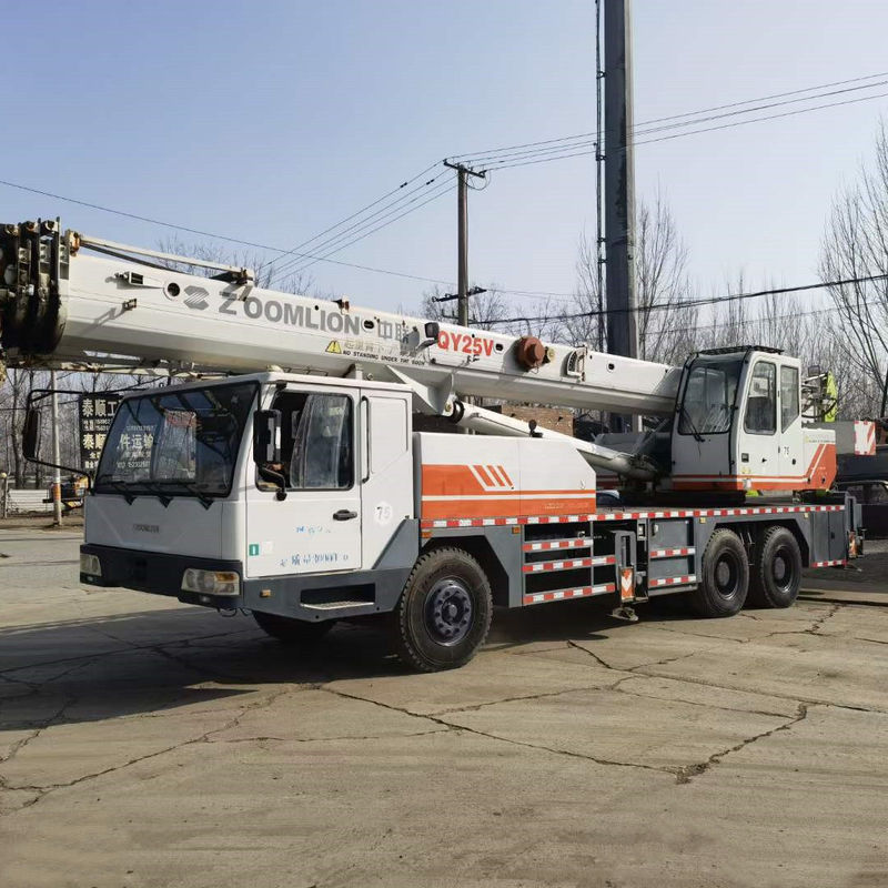 RY25V 39m Hydraulischer Armkranich 25 Tonnen Gebrauchtkranich Lkw Weiß Max. Hebelast 45TON