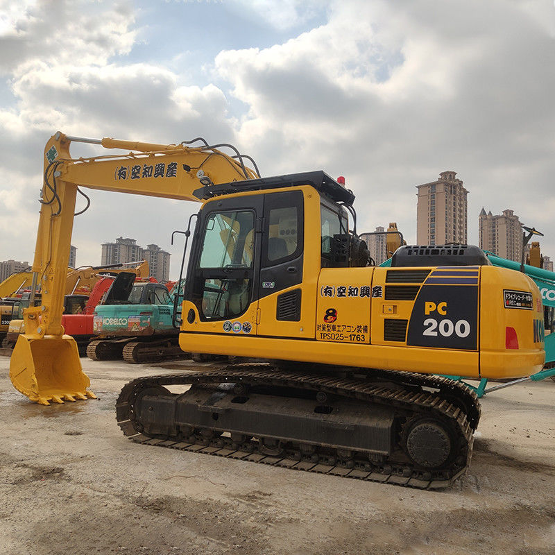 Komatsu PC200-8 Bagger 20 Tonnen Crawler Bagger mit maximaler Gräbertiefe von 6620 mm