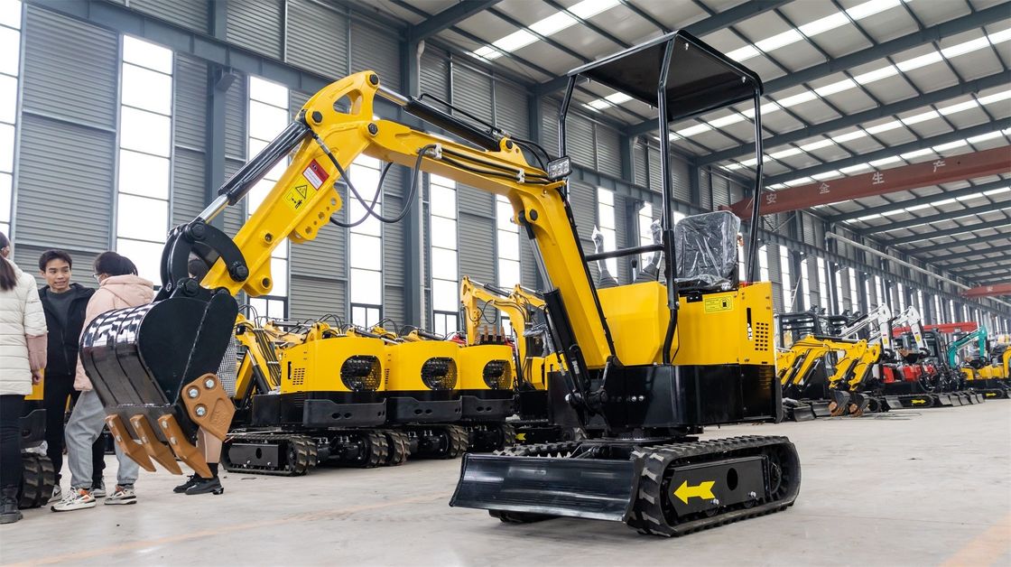 8.2 kW Dieselmotor 0,8-1 Tonnen Minibagger mit maximaler Gräbertiefe von 1650 mm