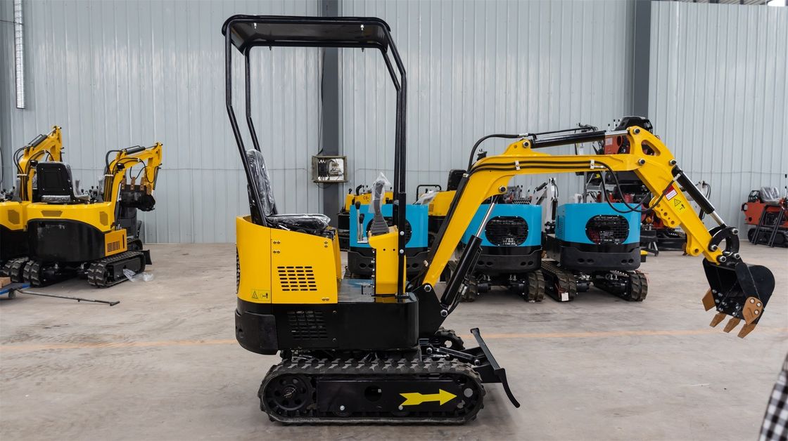 8.2 kW Dieselmotor 0,8-1 Tonnen Minibagger mit maximaler Gräbertiefe von 1650 mm