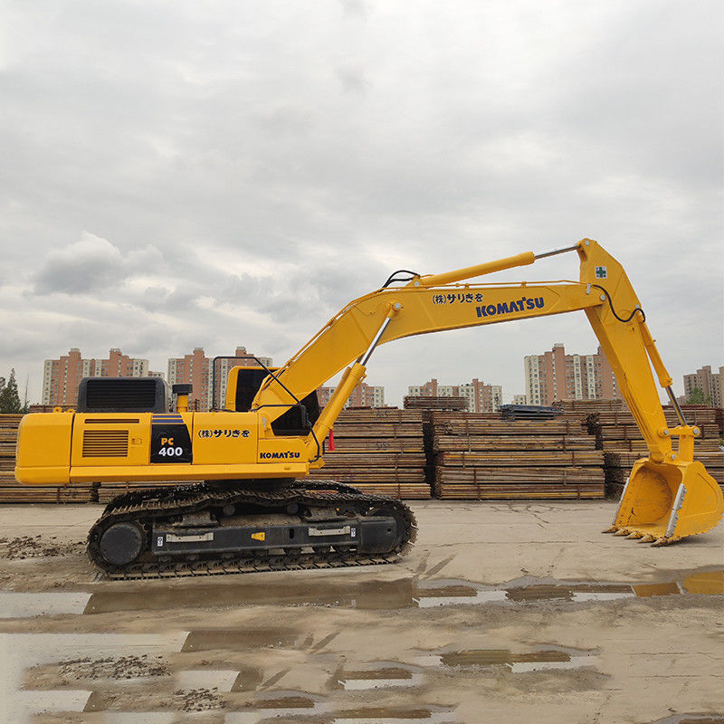 90% Komatsu PC400-8 Hydraulischer Crawler Bagger Vollkabinenhöhe 3285mm Original Japan