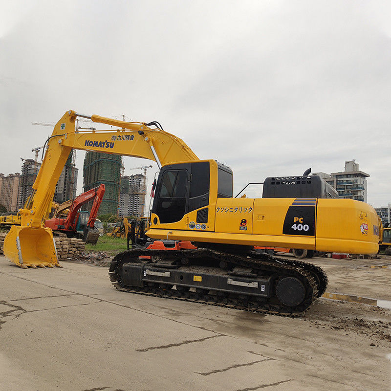 90% Komatsu PC400-8 Hydraulischer Crawler Bagger Vollkabinenhöhe 3285mm Original Japan
